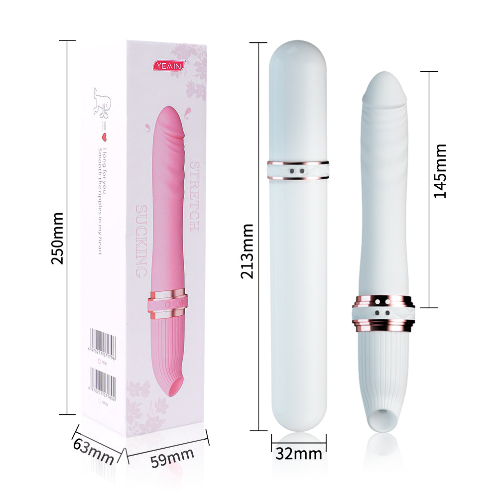 Lurevibe - Telescoping Vibrator Female 10 Frequency Variable Sex Machine Clitoris Vibrador - Lurevibe