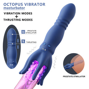 Male Masturbator Penis Vibrator Sex Toy 10 Vibration 3 Thrusting Modes 360°Training Wrapped - Lurevibe