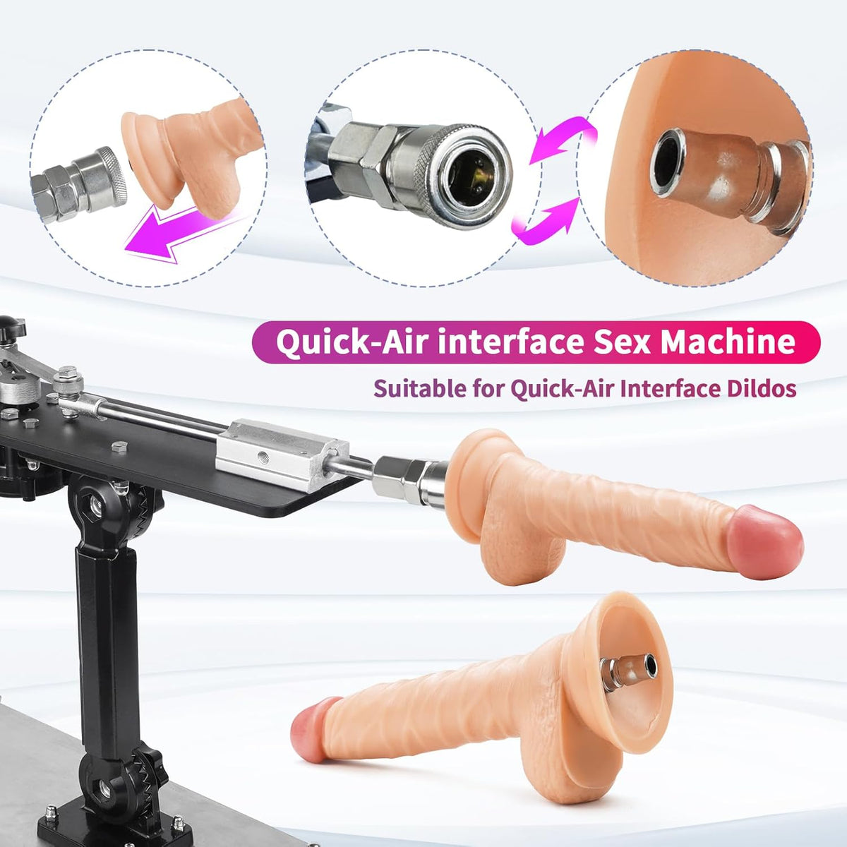 2-In-1 Handheld Automatic Thrusting Sex Machine Sm remote control Sex Toy