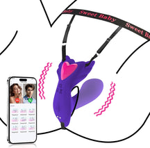 [Valentine's Special] 6.27% Off - Rose Finger Vibrator & Butterfly Wearable Vibrator - Lurevibe