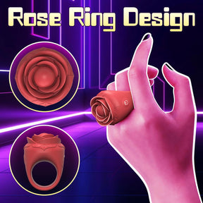 Rose Mini Vibrator Clitoral Nipple Stimulator for Couple flirting