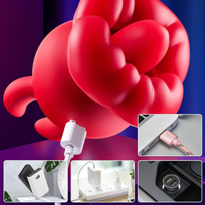 Big Mouth 2 In 1 Tongue Vibrator Clitoral Vibrator with 10 Tongue Licking Vibrating Modes