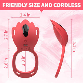 Wearable Panty Vibrator Vibrating Penis Ring Clitoral Stimulator with 9 Vibration Modes