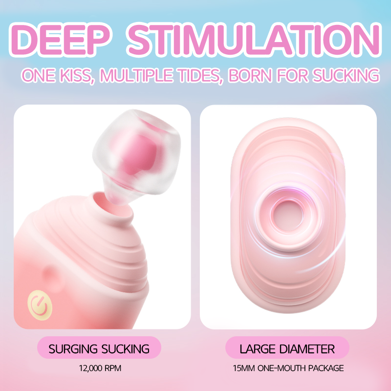 LILO Ice Cream Sucking Vibrator Pink Girly Masturbator - Lurevibe