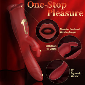 Lurevibe - Rose Muncher Clit Licker, Juguetes Sexuales para Mujer Vibrador Sexual Rose Virbrator for Women - Lurevibe