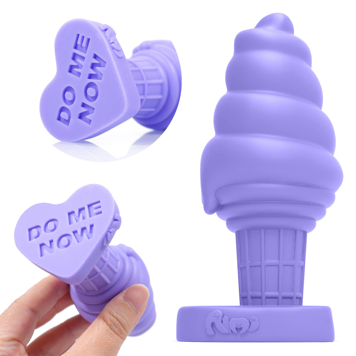 Aimitex Ice Cream Colorful Silicone Butt Plug Anal Expansion plug - Lurevibe