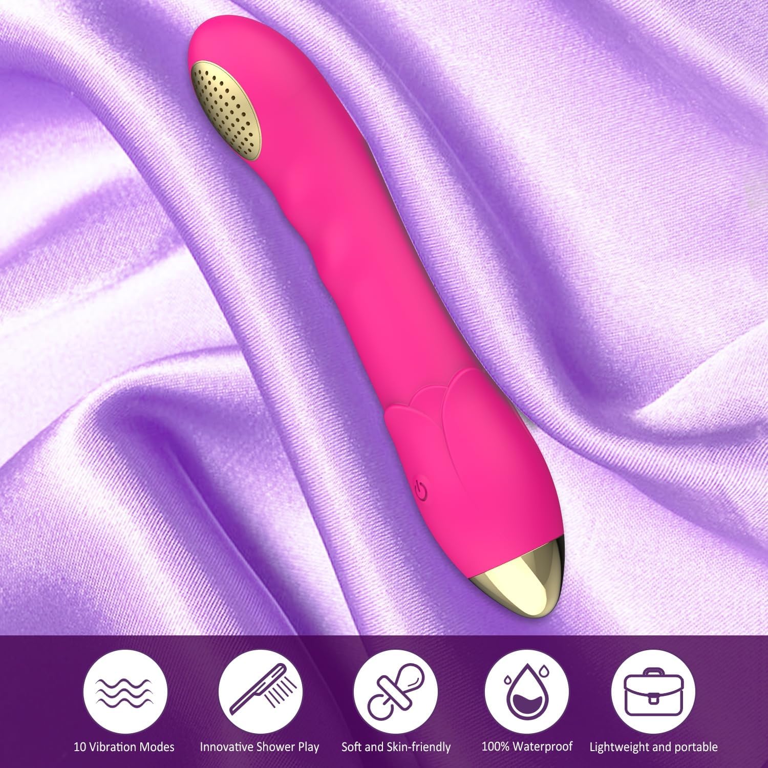 Water Squirting G Spot Clitoral Vibrators Sex Games & Foreplay with 10 Playful Vibrating Modes