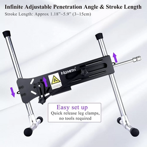 Hismith 4.0 Sex Machine - Modular Design With KlicLok, APP & Wire Control For Thrusting Action