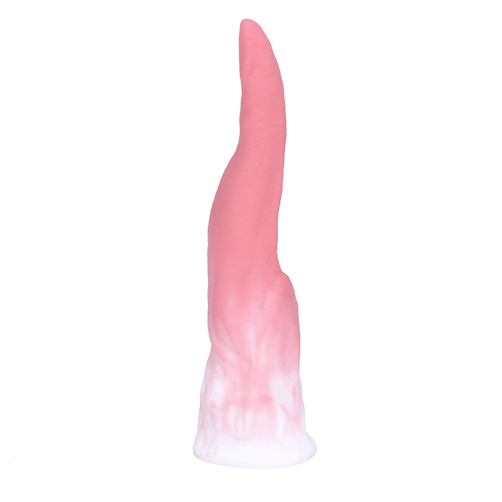 Gradual Pink 7.68 Inch Monster's Tongue Silicone Dildo