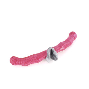 Double Ended Silicone Dildo Shaped Anal Plug