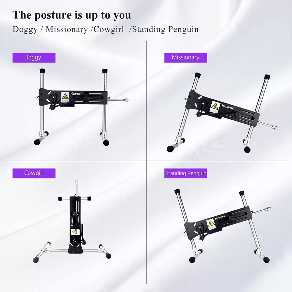 Hismith 4.0 Sex Machine - Modular Design With KlicLok, APP & Wire Control For Thrusting Action