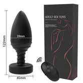 Luminous Anal Vibrator Wireless Remote Control Butt Plug