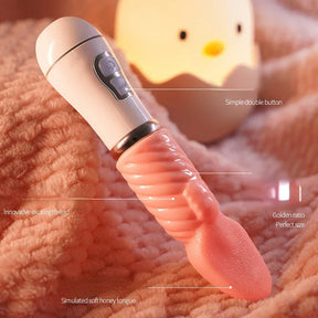 Tongue Vibrator Av Stick Vibrator Female Masturbator - Lurevibe