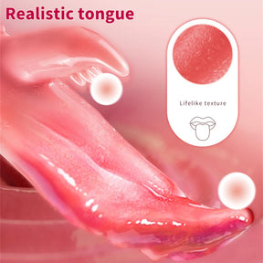 G-spot Clitoral Stimulation 12 Frequency Simulation Tongue Vaginal Massage Vibrator - Lurevibe