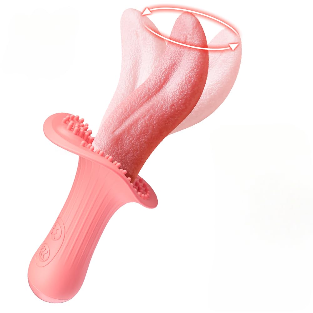 Lurevibe - Rose Realistic Tongue Licking Massage Vibrator