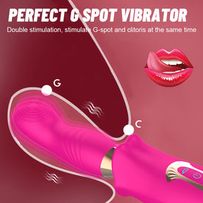 Lurevibe - Rose Muncher Bite Vibrator G Spot Clitoris Stimulator Vagina Sucking Masturbator - Lurevibe