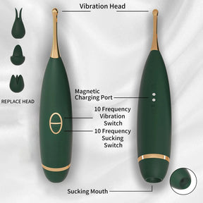 Lurevibe - Powerful Clitoris Sucking Vibrator Pen G-spot Stimulator - Lurevibe