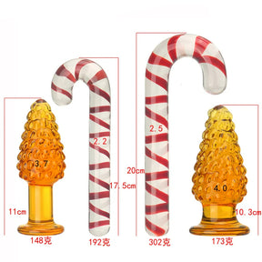 Lurevibe - Christmas Crystal Anal Plug Vaginal Stimulation Masturbation Dildo - Lurevibe