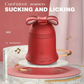 Lurevibe - Christmas Tongue Licking Sucking Vibrator APP Controlled Clitoral Stimulator for Women - Lurevibe