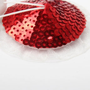 Lurevibe - Christmas Small Sequins Sexy Female Nipple Stickers - Lurevibe