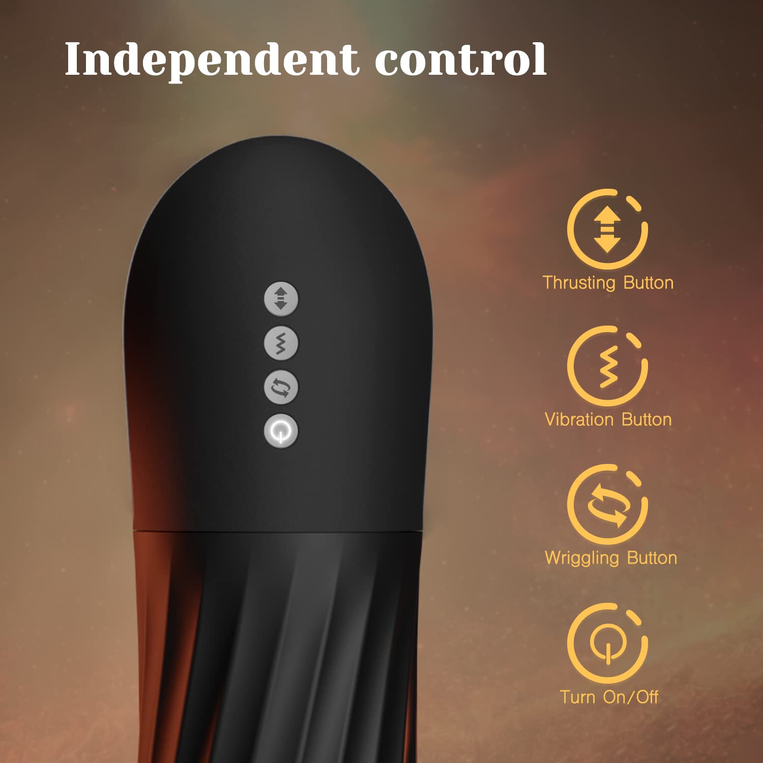 Lurevibe - Rocket 3d Realistic Textured Electric Stroker With 5 Thrusting Rotating Modes - Lurevibe