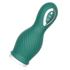 Lurevibe - Dragon Suction Rotating Trainer Male Masturbators Oral Vaginal Penis Vibrator - Lurevibe