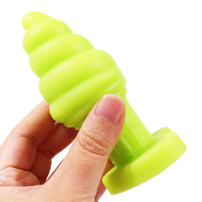 Aimitex Ice Cream Colorful Silicone Butt Plug Anal Expansion plug - Lurevibe