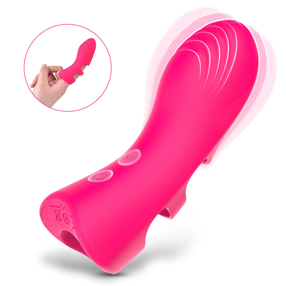 Finger Vibrator Clitoral G Spot Massager with 10 vibration For Couple Foreplay