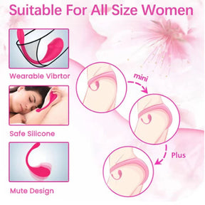 Wireless Bluetooth G Spot Wearable Vibrator Panty Sex toy APP Control