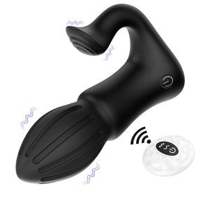 Wireless Remote Control Rocket Butt Plug Prostate Massager