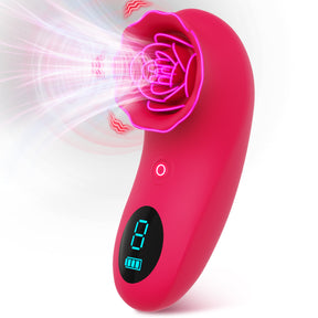 Rose Sex Toy Mini Vibrator for Womens Tapping Vibrating sex toy