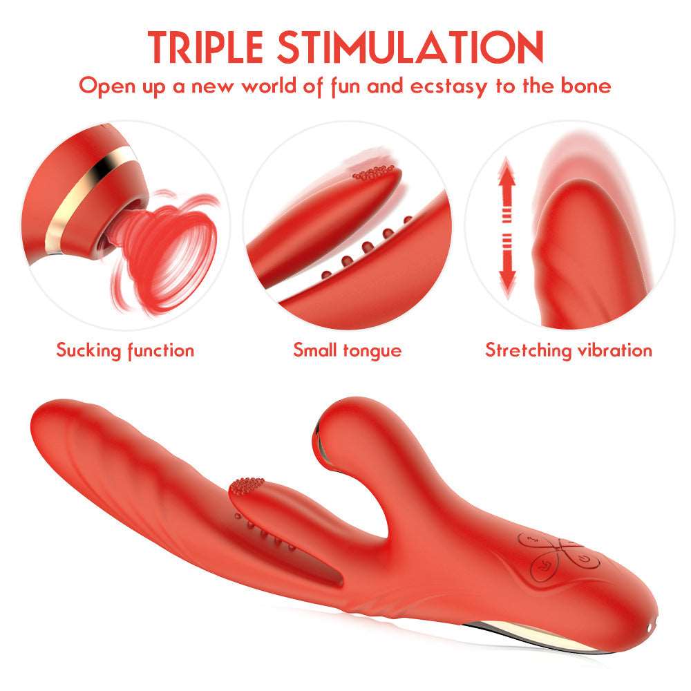 Lurevibe - 7-Frequency Expansion Suction Pulsation Female Vibrator - Lurevibe