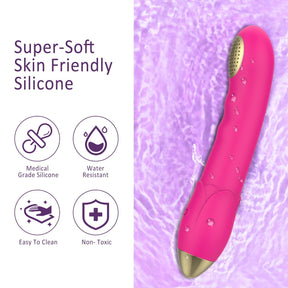 Water Squirting G Spot Clitoral Vibrators Sex Games & Foreplay with 10 Playful Vibrating Modes