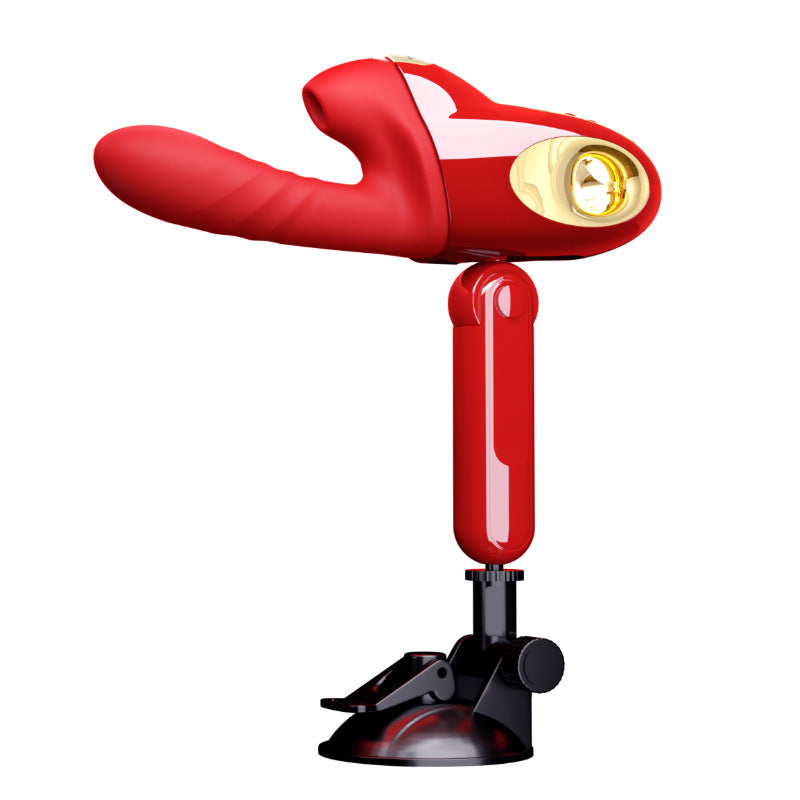 Leten New Generation of Impact Massage Vibrator Telescopic Sucking Female Gun Machine Adult Masturbator - Lurevibe