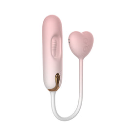 Heart-shaped Hollow Vibrating Egg Slaps and Vibrates - Lurevibe