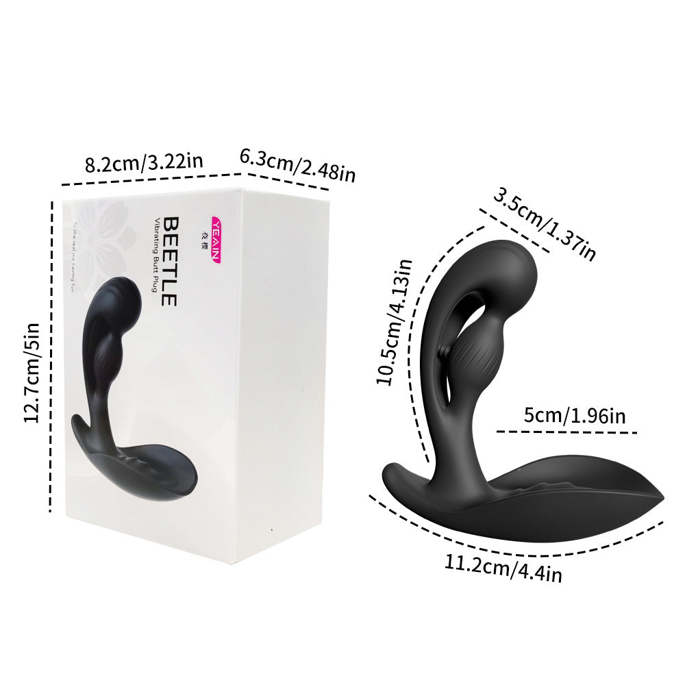 Yeain Prostate Massager 3 Motors 10 Vibrating Anus Testicles Stimulation