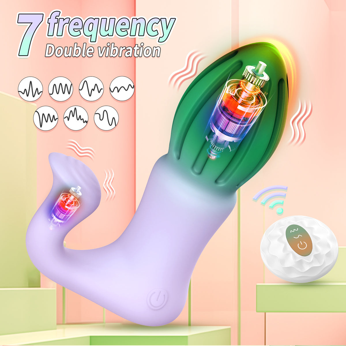 Wireless Remote Control Rocket Butt Plug Prostate Massager - Lurevibe