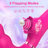 Lesbian 3 in 1 Double Ended Vibrator for Clitoris Vagina Stimulation with Remote Control