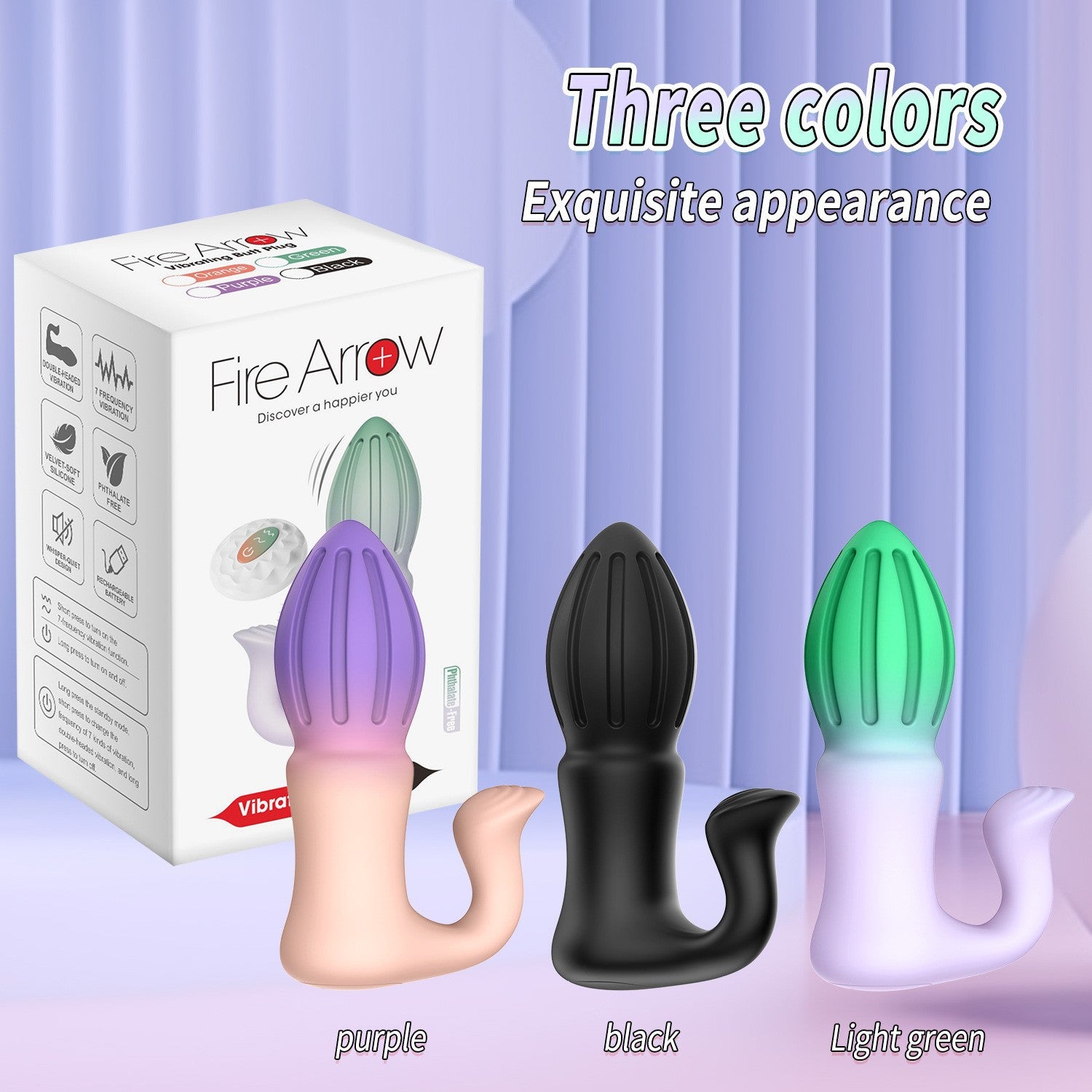 Wireless Remote Control Rocket Butt Plug Prostate Massager - Lurevibe