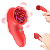 Rose Finger Vibrator G Spot Clitoral Stimulator for Couple Flirting - Lurevibe