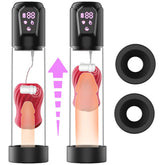 Automatic Suction Vibration Penis Enlargement Pump with Rose Shaped Inner Sleeve - Lurevibe