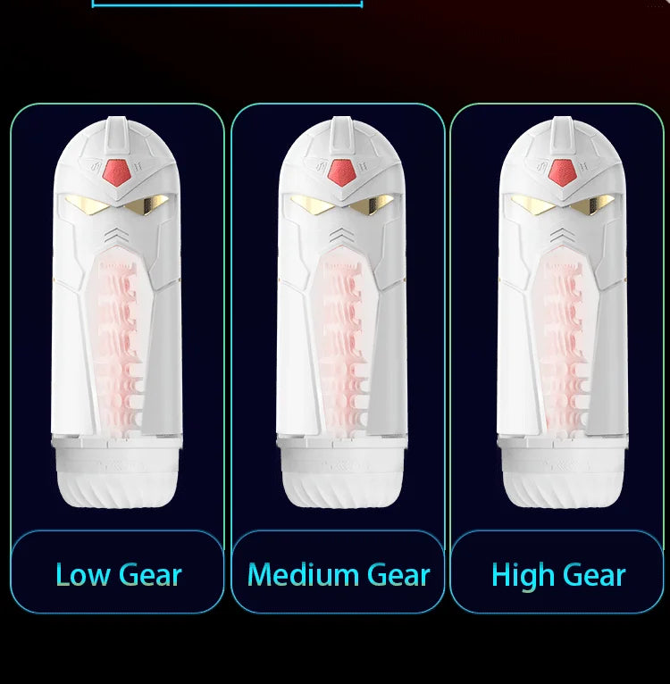 Lurevibe - App Remote Control Interactive Heated Thrusting Sucking Male Penis Stroker - Lurevibe