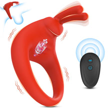 Lurevibe - Rabbit Vibrating Cock Ring Adult Sex Toys with Clitoral Vibrator - Lurevibe