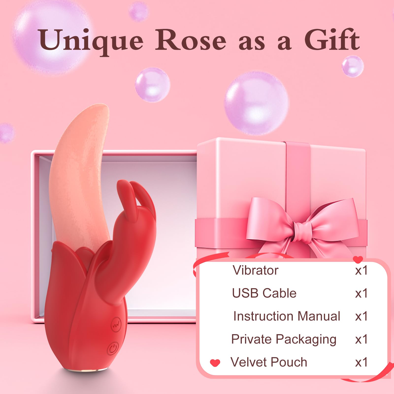 Lurevibe - Rose Rabbit Vibrator for Women - Lurevibe