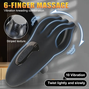 Realistic Finger Kneading Penis Massager Glans Trainer