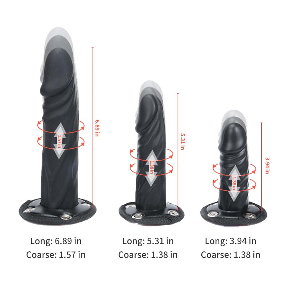 Wearable Removable Silicone G-Spot Stimulating Penis Dildo - Lurevibe
