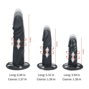 Wearable Removable Silicone G-Spot Stimulating Penis Dildo - Lurevibe