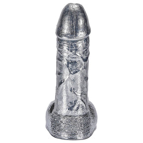 Silver Dildo 6.8 Inch G spot Monster Metal Dildo Sex Toy for Women