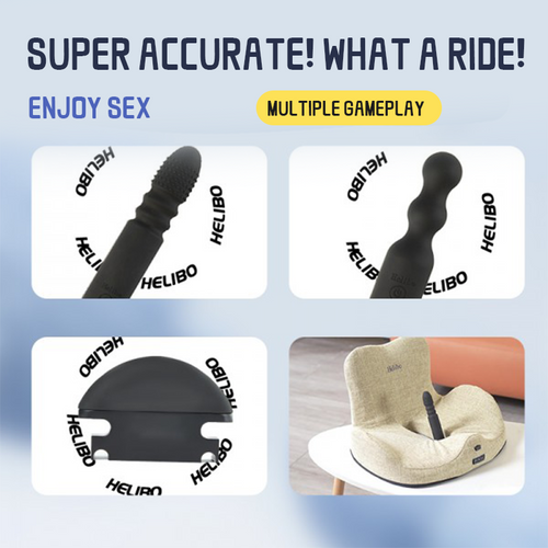 Helibo Chair Multifunctional Massage Dildo Machine and Lemon Sucking Vibrator Set - Lurevibe