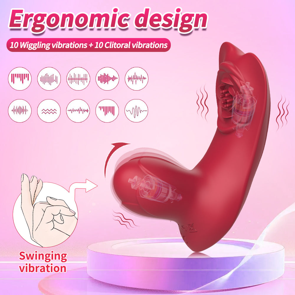 Pera Rose Wearable G-Spot vibrator for Clitoral Climax - Lurevibe